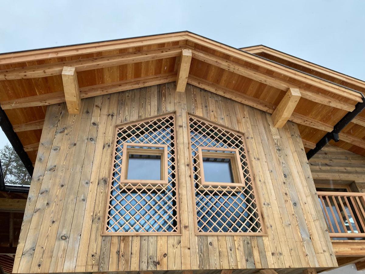 Les Ciases Chalets Dolomites San Vigilio Di Marebbe Bagian luar foto