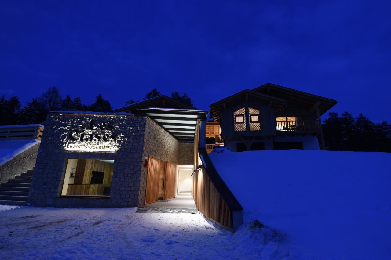 Les Ciases Chalets Dolomites San Vigilio Di Marebbe Bagian luar foto