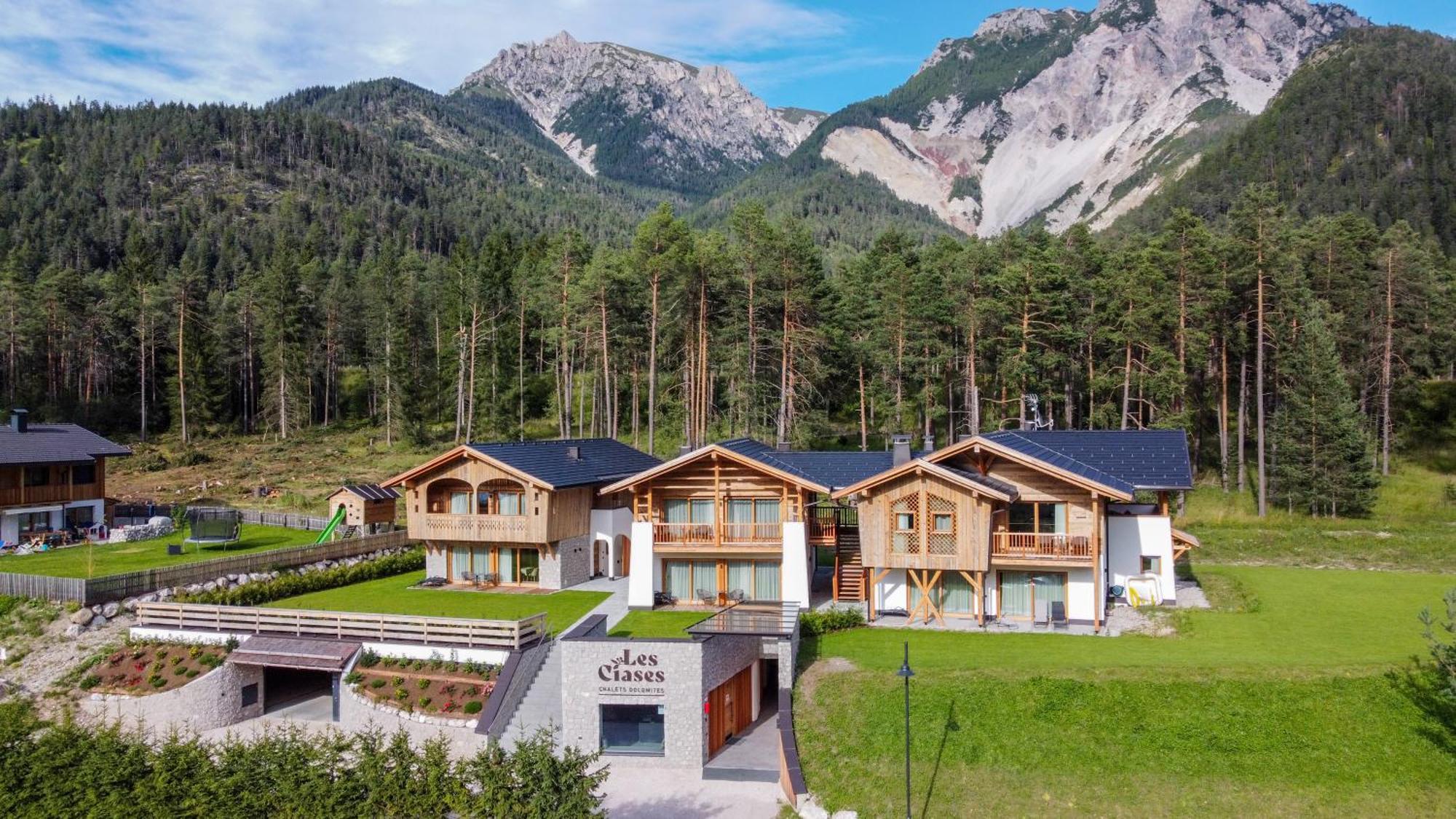 Les Ciases Chalets Dolomites San Vigilio Di Marebbe Bagian luar foto